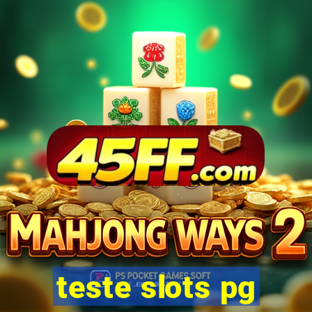 teste slots pg